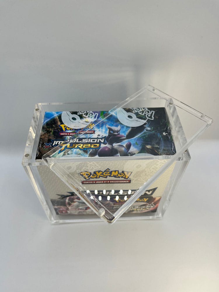 PRE ORDINE - Evoretro Acrylic Display Case for Booster Boxes / Elite Trainer Boxes Ver. 2 Magnetic