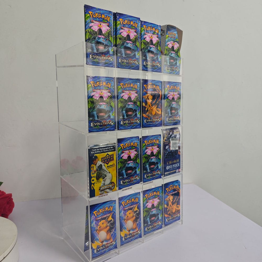 PRE ORDINE - Acryl Counter Display for Trading Card Booster Packs