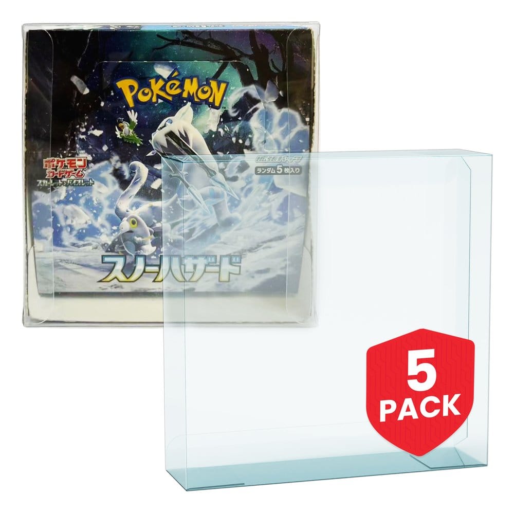 PRE ORDINE - Evoretro PET Protectors 5-Pack for Pokémon Japanese Booster Box Large