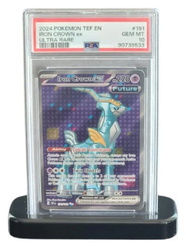 PRE ORDINE - Evoretro Display Stand for PSA & CGC Graded Card Slabs Black