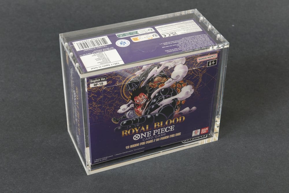PRE ORDINE - Evoretro Acrylic Display Case for Bandai One Piece TCG Booster Box (English)