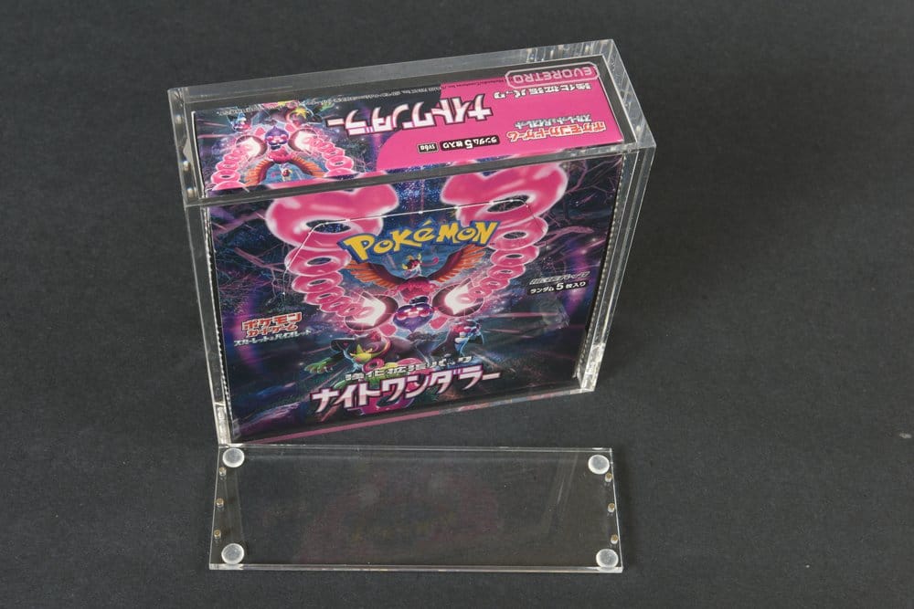 PRE ORDINE - Evoretro Acrylic Display Case for Pokémon Large Japanese Booster Box
