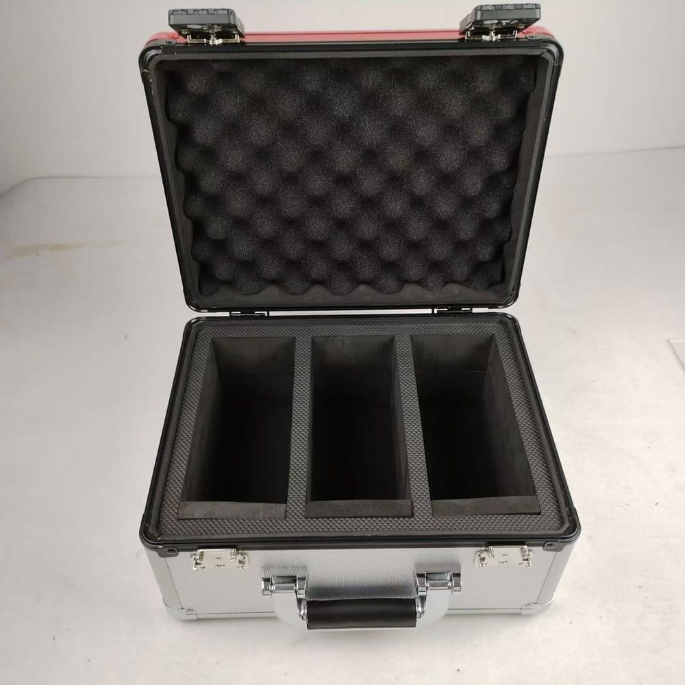 PRE ORDINE - Evoretro Trading Card Storage Box for 90 Cards X Red and Silver