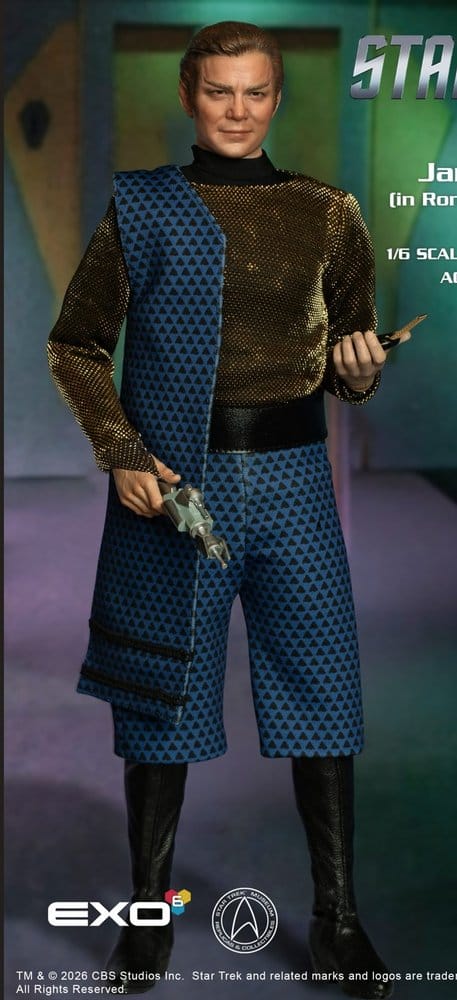 PRE ORDINE - Star Trek: The Original Series Action Figure 1/6 Captain James T. Kirk (Romulan Disguise) 29 cm