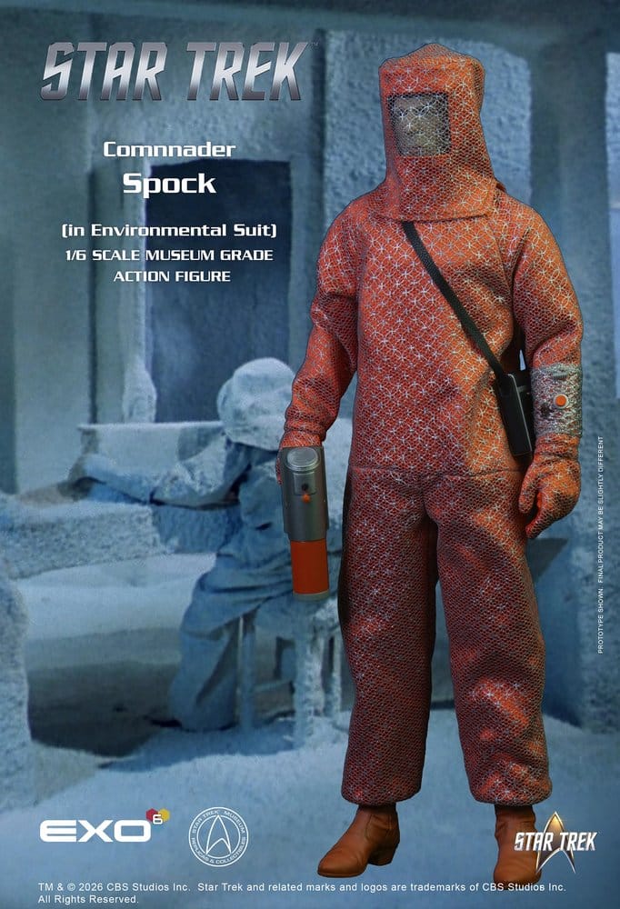 PRE ORDINE - Star Trek: The Original Series Action Figure 1/6 Spock (in Environmental Suit) 30 cm