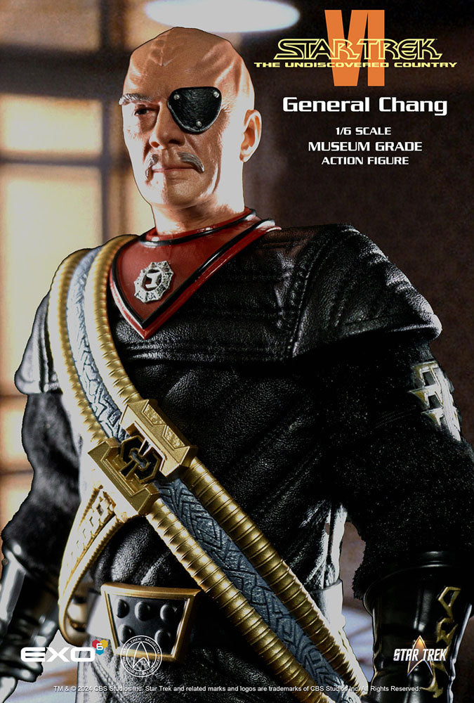 PRE ORDINE - Star Trek VI: The Undiscovered Country Action Figure 1/6 General Chang 30 cm