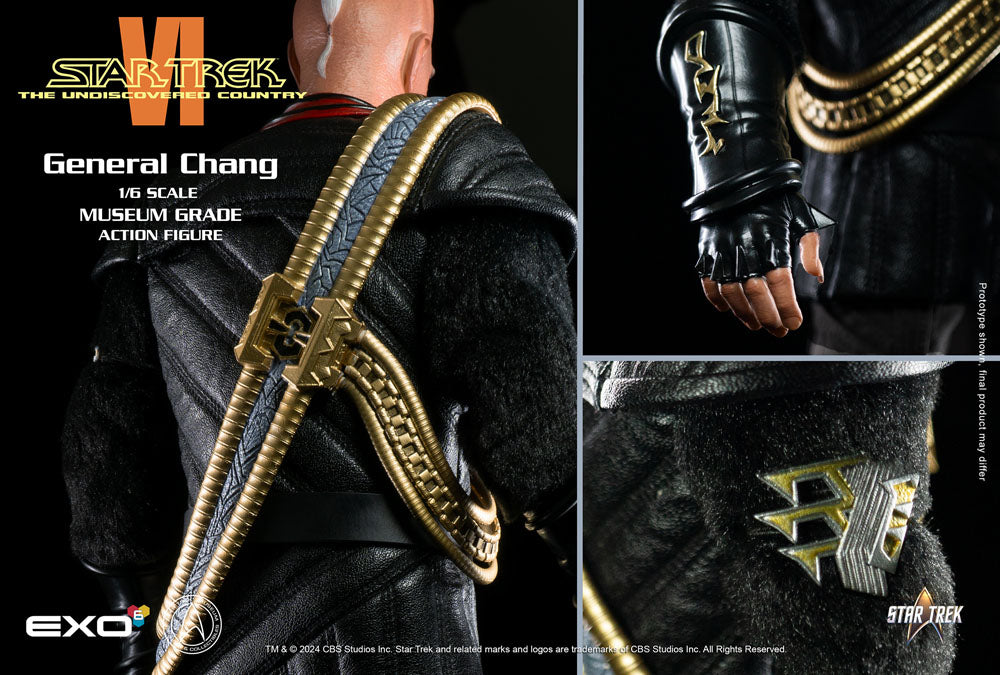 PRE ORDINE - Star Trek VI: The Undiscovered Country Action Figure 1/6 General Chang 30 cm