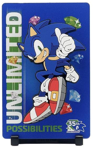 PRE ORDINE - Sonic The Hedgehog FiGGYZ Magnet Collectible OGz Sonic 35th Anniversary 9 cm