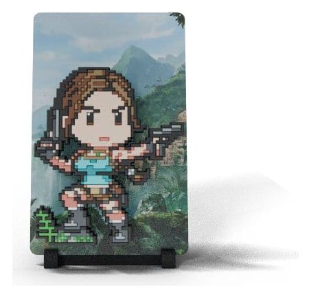 PRE ORDINE - Tomb Raider FiGGYZ Magnet Collectible 30th Anniversary Lara Croft 11 cm
