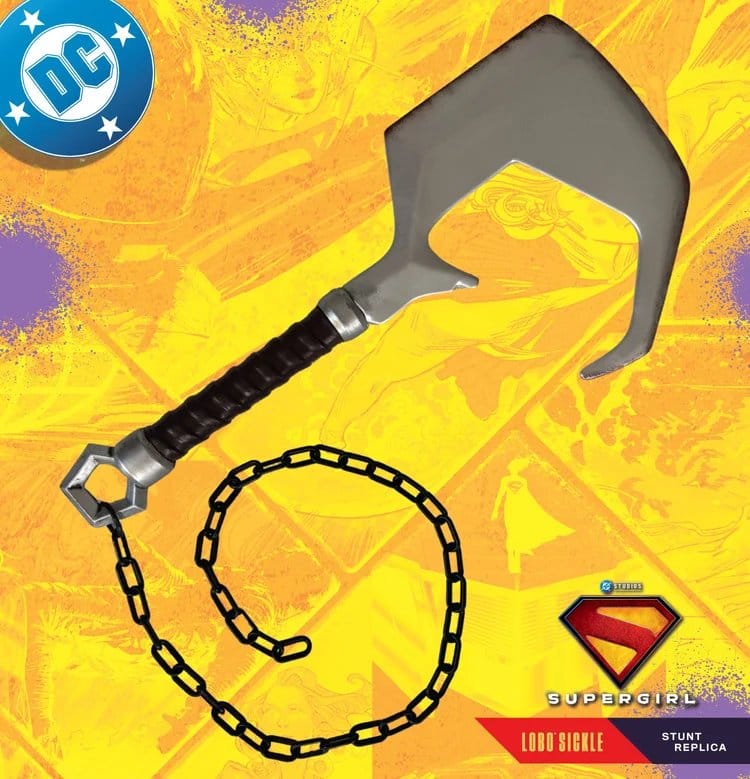 PRE ORDINE - Supergirl LARP Stunt Prop Replica 1/1 Lobo Sickle 150 cm
