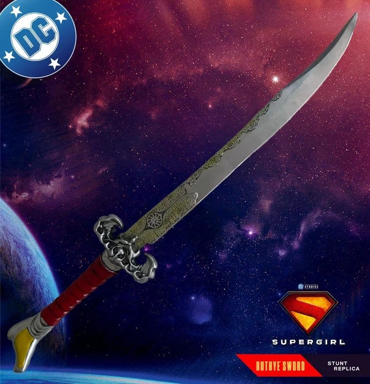 PRE ORDINE - Supergirl LARP Stunt Prop Replica 1/1 Ruthye Sword 74 cm