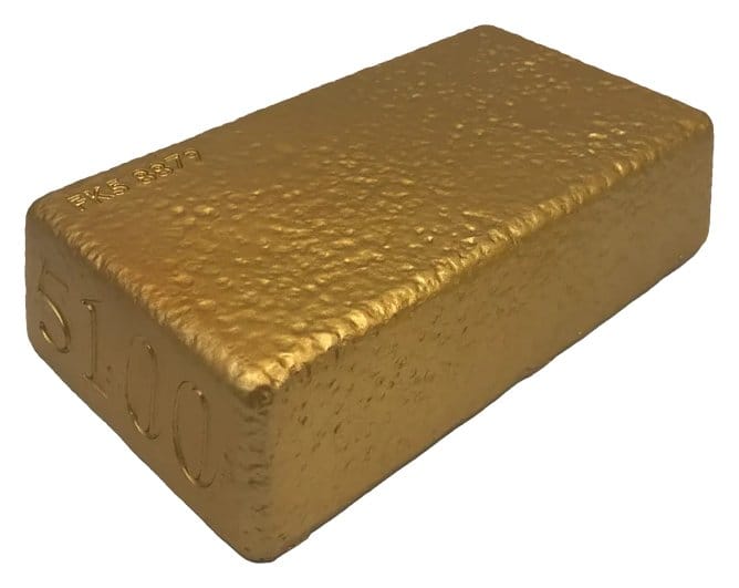 PRE ORDINE - James Bond Prop Replica 1/1 Goldfinger Fort Knox Bullion Bar 25 cm Limited Edition