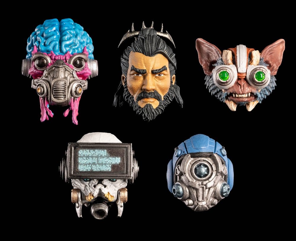 PRE ORDINE - Cosmic Legions Action Figure Accessory Heads Pack