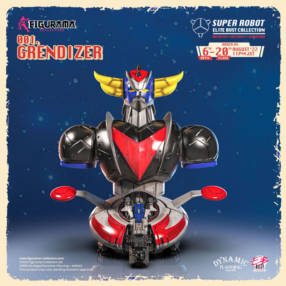 PRE ORDINE - UFO Robot Grendizer Super Robot Elite Bust 1/3 Grendizer 26 cm