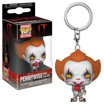 PRE ORDINE - Stephen King's It 2017 Pocket POP! Vinyl Keychain Pennywise with Balloon 4 cm