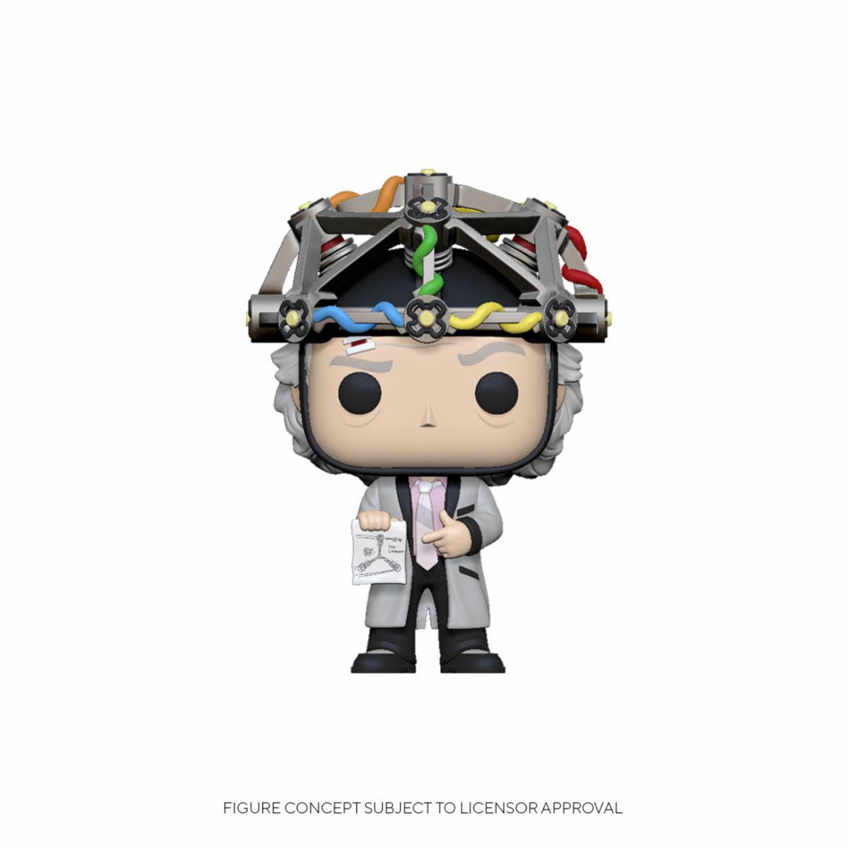 PRE ORDINE - Back to the Future POP! Vinyl Figure Doc w/Helmet 9 cm