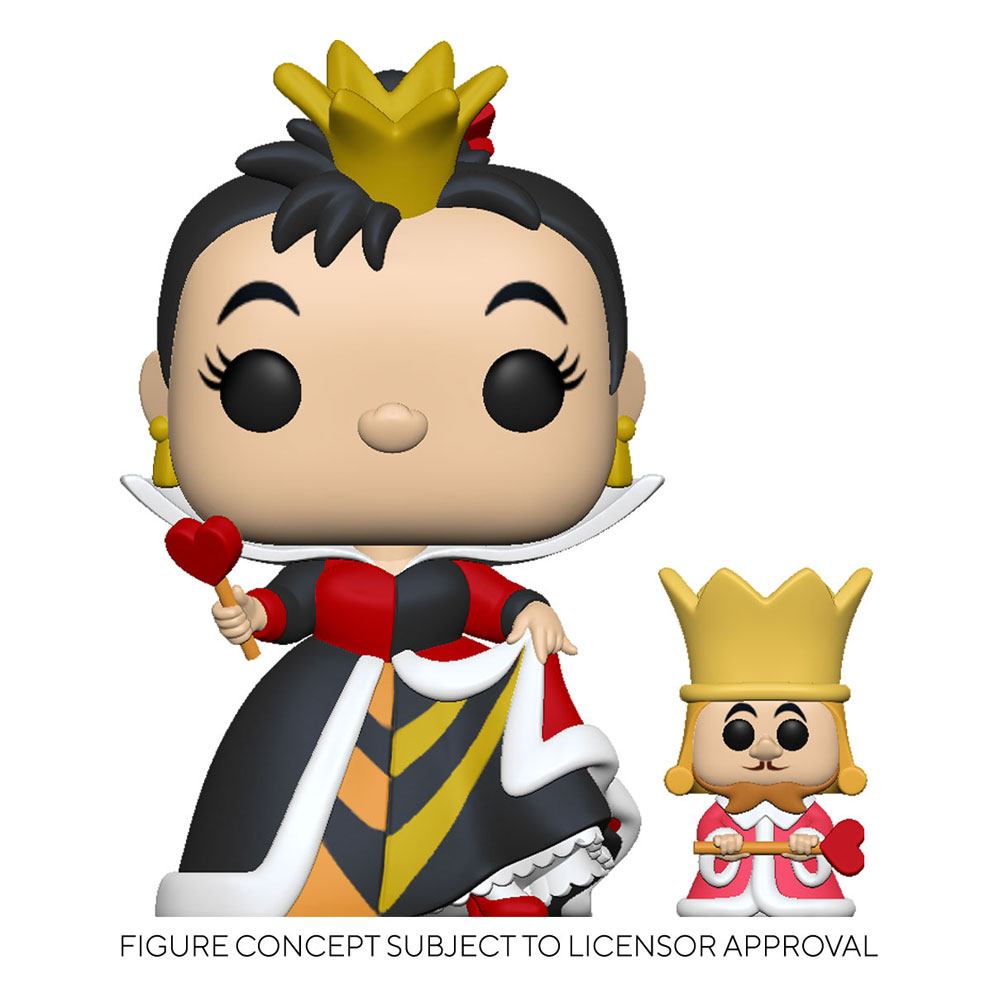 PRE ORDINE - Alice in Wonderland POP! & Buddy Vinyl Figure Queen w/King 9 cm
