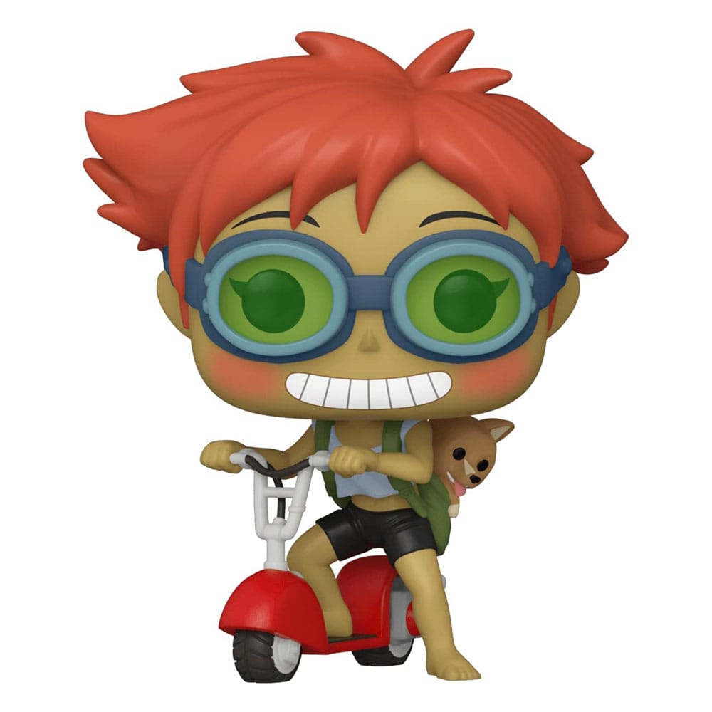 PRE ORDINE - Cowboy Bebop POP! Animation Vinyl Figure Edward on Scooter w/Ein 9 cm