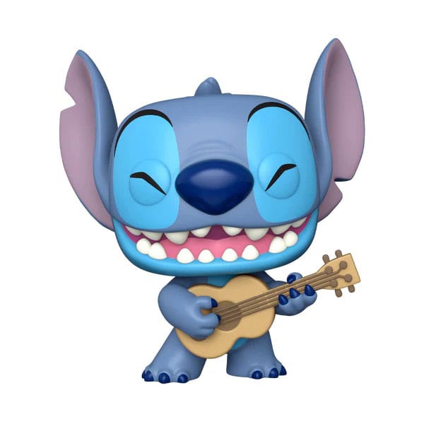 PRE ORDINE - Lilo & Stitch Super Sized Jumbo POP! Games Vinyl Figure Stitch w/Uke 25 cm