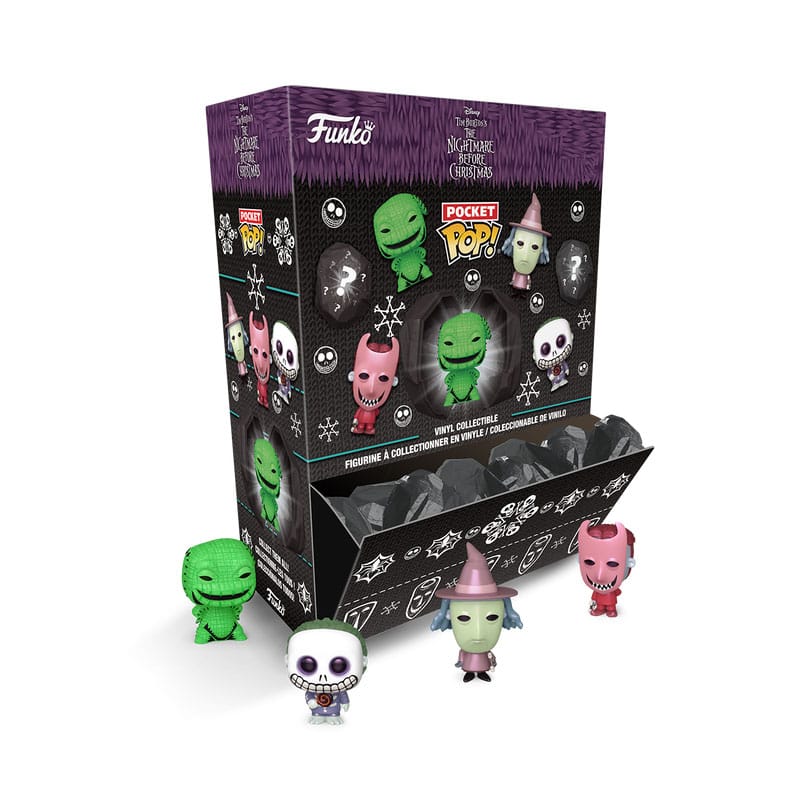PRE ORDINE - Nightmare before Christmas Pocket POP! Vinyl Figure Coal 4 cm Display (12)