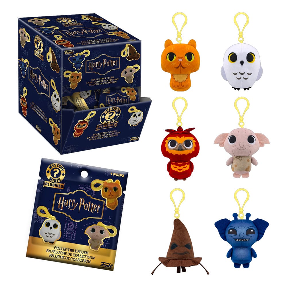 PRE ORDINE - Harry Potter Mystery Minis Plush Keychains 5 cm Display (12)