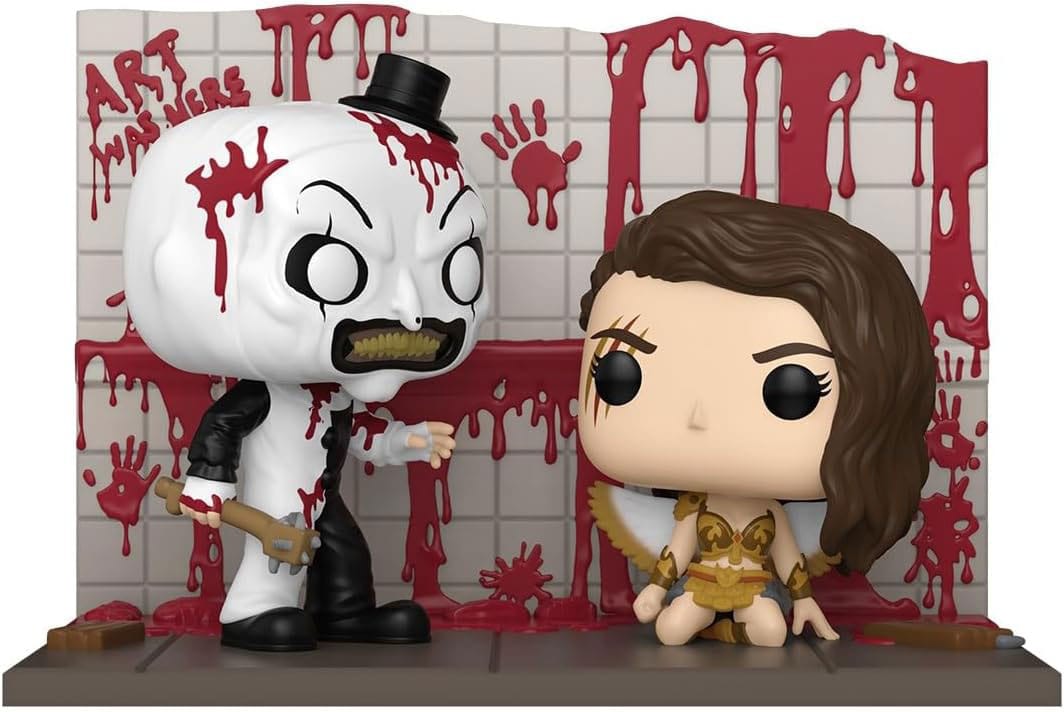 PRE ORDINE - Terrifier 2 POP Moments Vinyl Figures Art vs Sienna 9 cm
