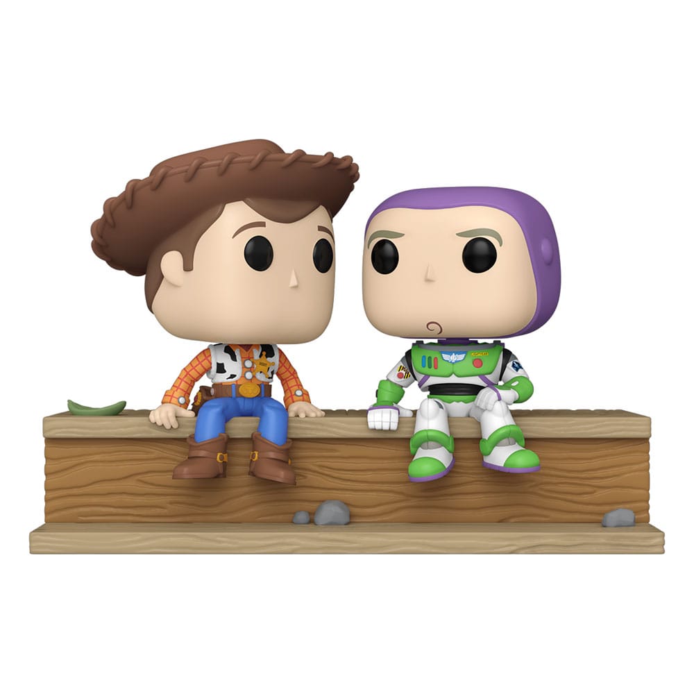 PRE ORDINE - Toy Story POP Moment Vinyl Figures Woody and Buzz (30th Anniversary) 9 cm