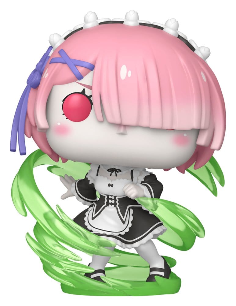 PRE ORDINE - Re:Zero POP! Plus Vinyl Figure Ram (Wind Magic) (Glow) Exclusive 9 cm