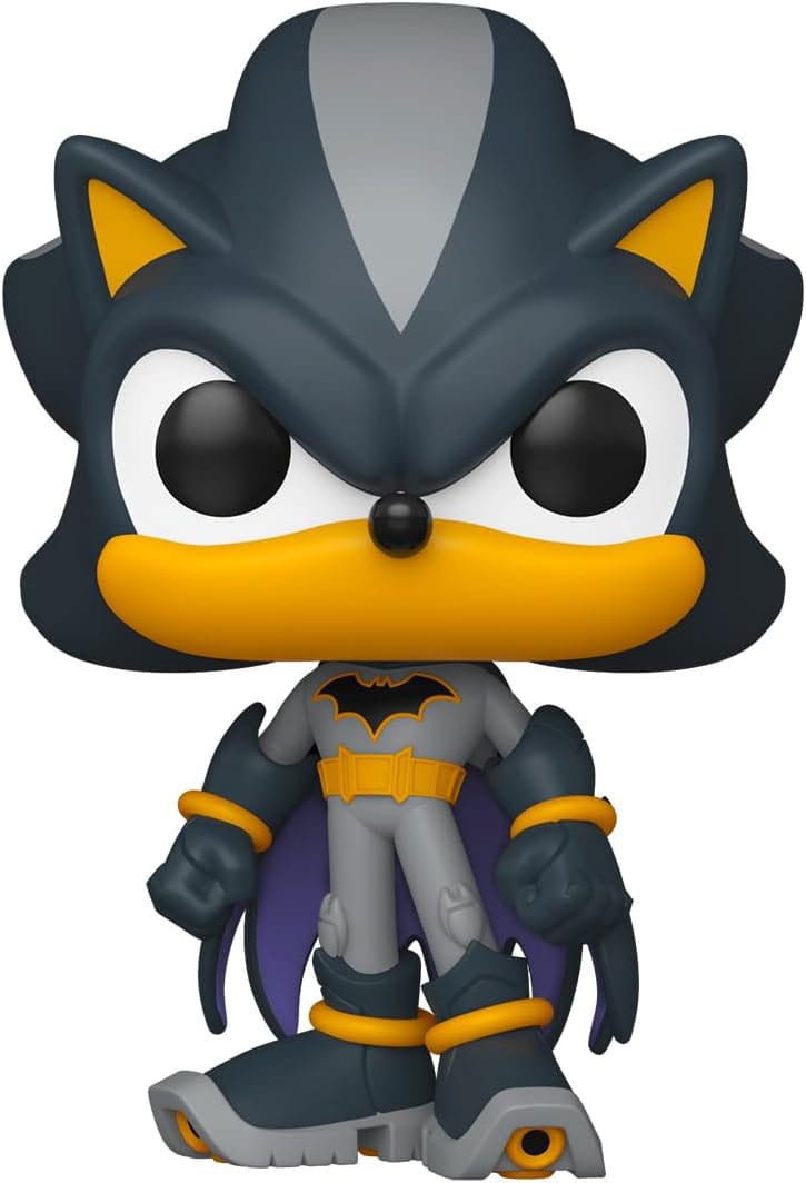 PRE ORDINE - DC's Justice League and Sonic the Hedgehog POP! Movies Vinyl Figures Shadow/Batman 9 cm