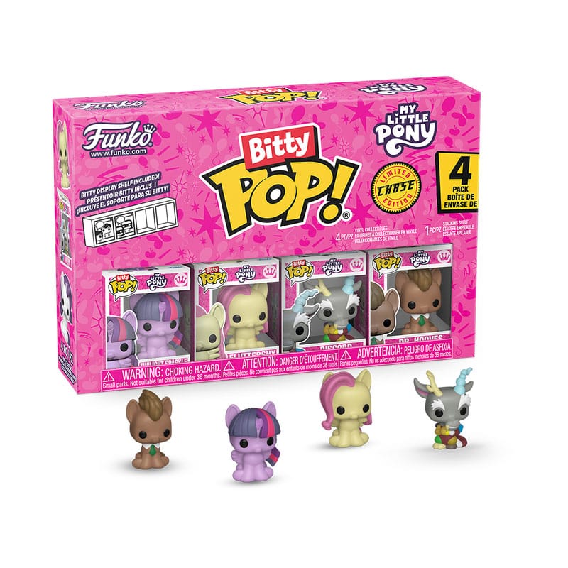 PRE ORDINE - My Little Pony Bitty POP! Vinyl Figure 4-Pack TwilightSparkle w/CH 2,5 cm
