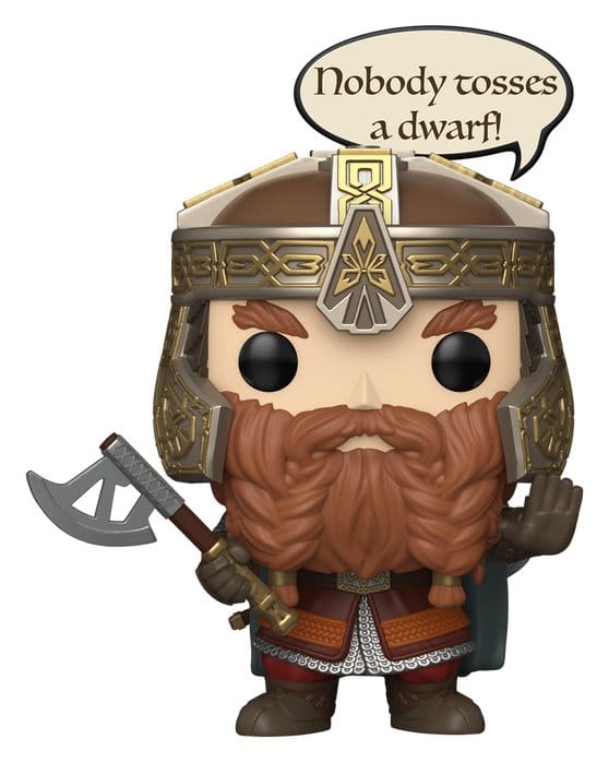 PRE ORDINE - The Lord of the Rings POP! Vinyl Figure Gimli 9 cm