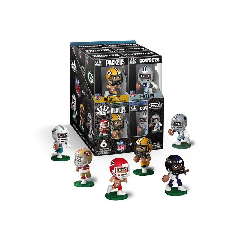 PRE ORDINE - NFL Mini Figures PDQ 5 cm Display (12)