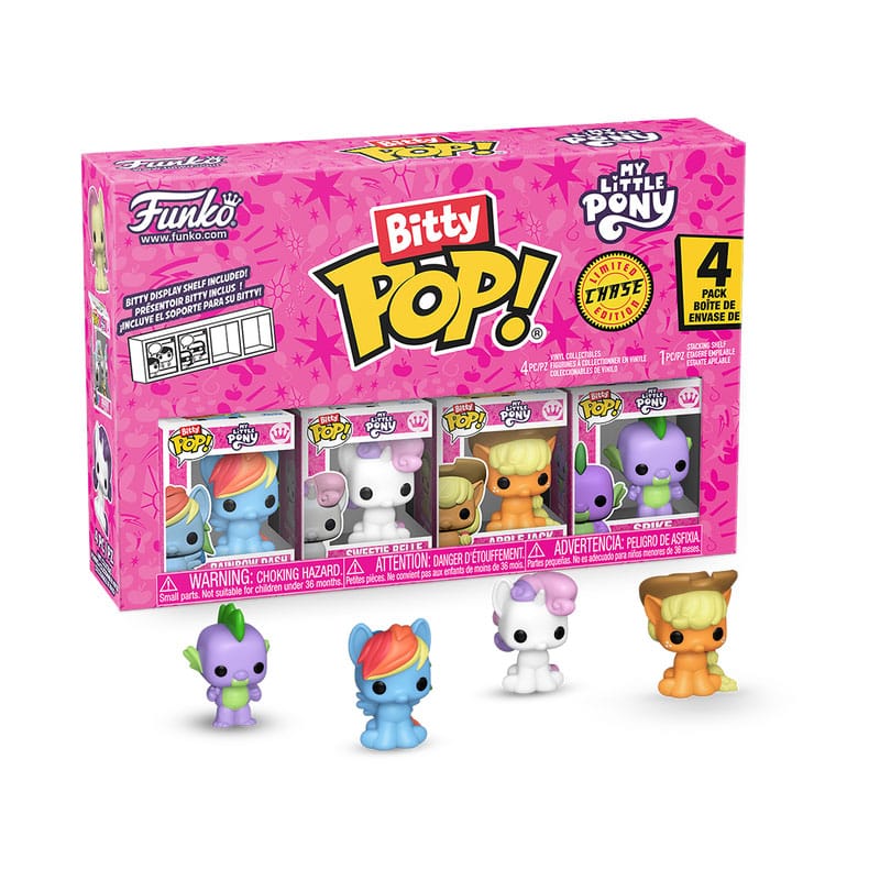 PRE ORDINE - My Little Pony Bitty POP! Vinyl Figure 4-Pack Rainbow Dash 2,5 cm