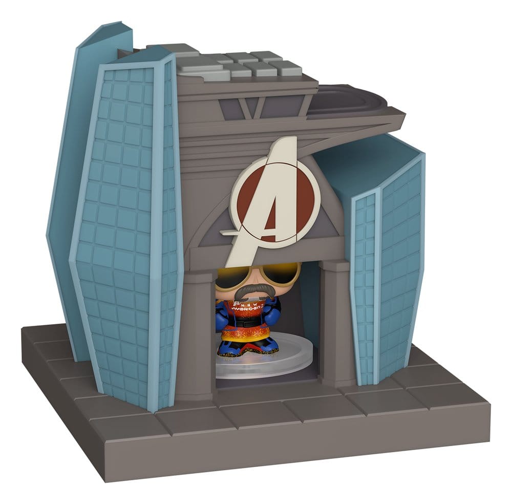 PRE ORDINE - AVD Bitty POP! Towns Vinyl Figure Red Guardian and Avengers Tower