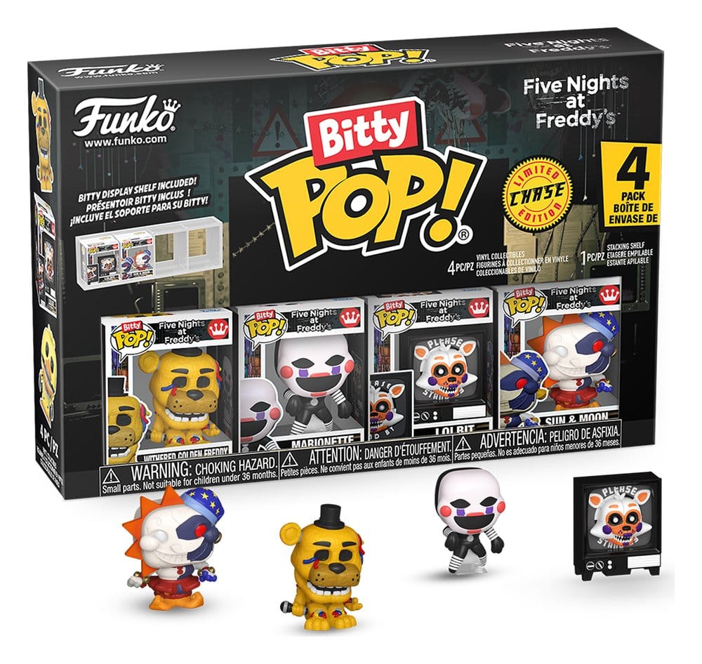 PRE ORDINE - Five Nights at Freddy's Bitty POP! Vinyl Figure 4-Pack Series 5 2,5 cm