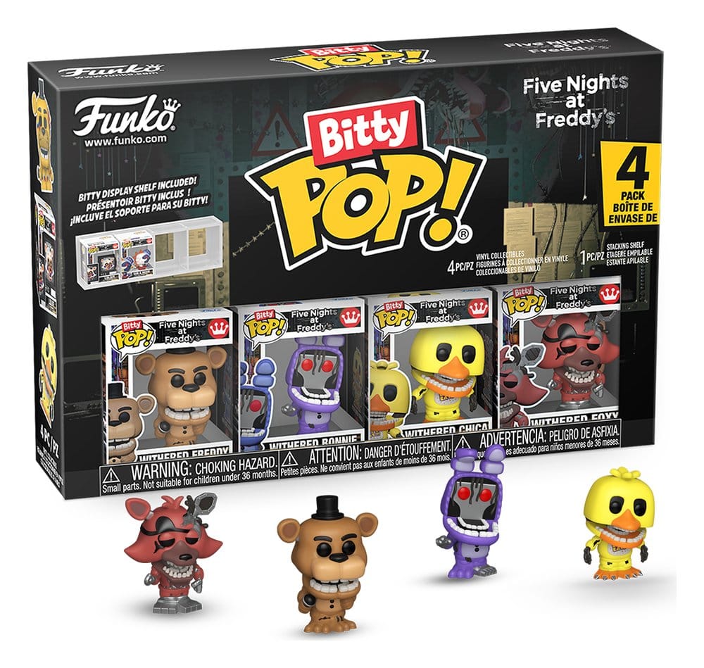 PRE ORDINE - Five Nights at Freddy's Bitty POP! Vinyl Figure 4-Pack Series 6 2,5 cm