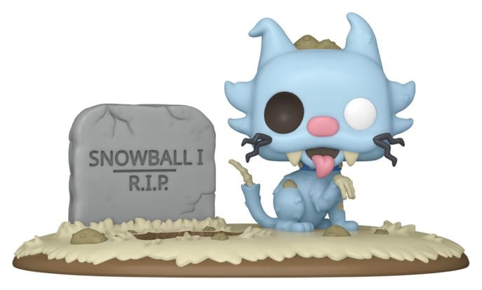 PRE ORDINE - The Simpsons POP! Deluxe Vinyl Figure Zombie Snowball 9 cm