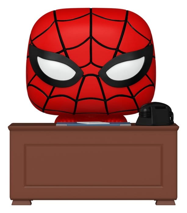 PRE ORDINE - Marvel POP! Premium Vinyl Figure Meme- Spider-Man w/Desk 9 cm