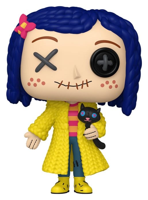 PRE ORDINE - Coraline POP! Movies Vinyl Figure Coraline (Patchwork) 9 cm
