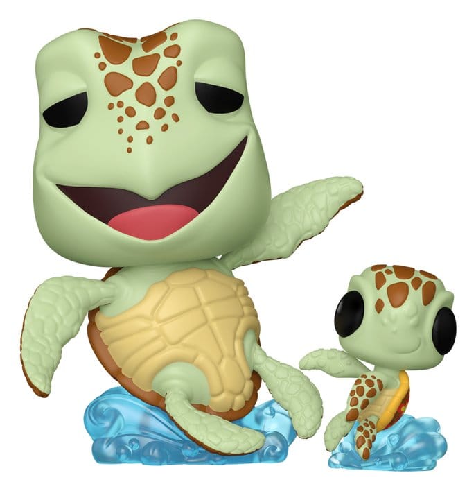 PRE ORDINE - Finding Nemo POP! & Buddy Vinyl Figure Crush w/Squirt 9 cm