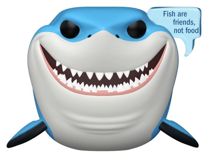 PRE ORDINE - Finding Nemo POP! Sayings Vinyl Figure Bruce 9 cm