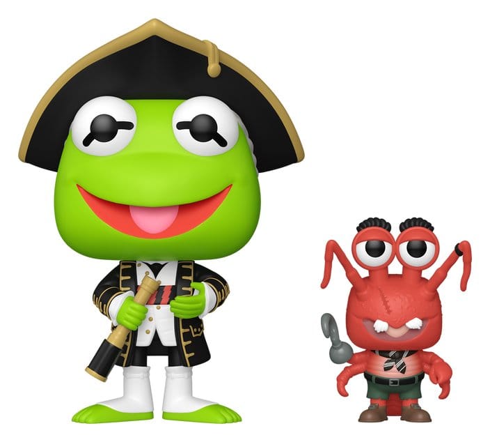 PRE ORDINE - Muppet Treasure Island POP! Pop! & Buddy Vinyl Kermit & Polly 9 cm
