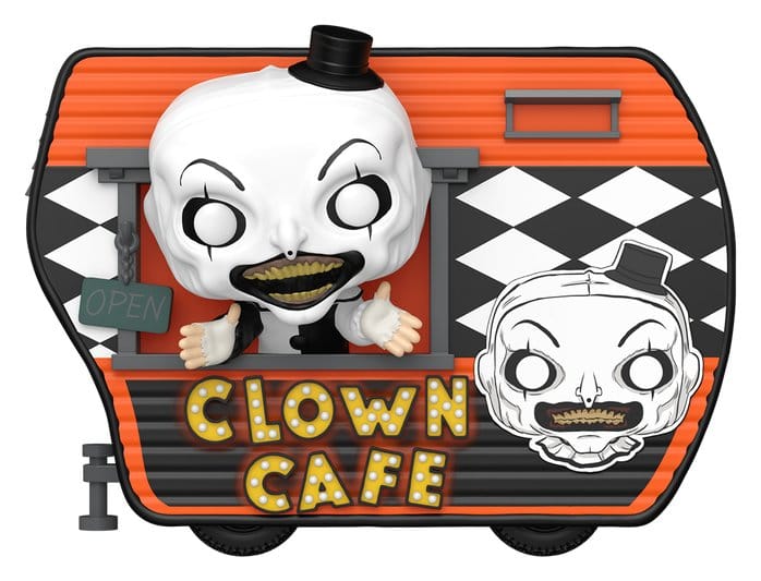 Terrifier POP! Rides Super Deluxe Vinyl Figure Café with Art 15 cm