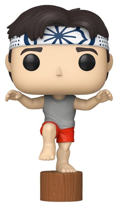 PRE ORDINE - Karate Kid POP! Movies Vinyl Figure Daniel Crane Kick 9 cm