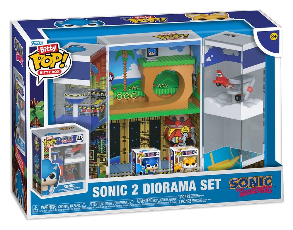 PRE ORDINE - Sonic 2 Bitty POP! Boxes Vinyl Figure Diorama Set