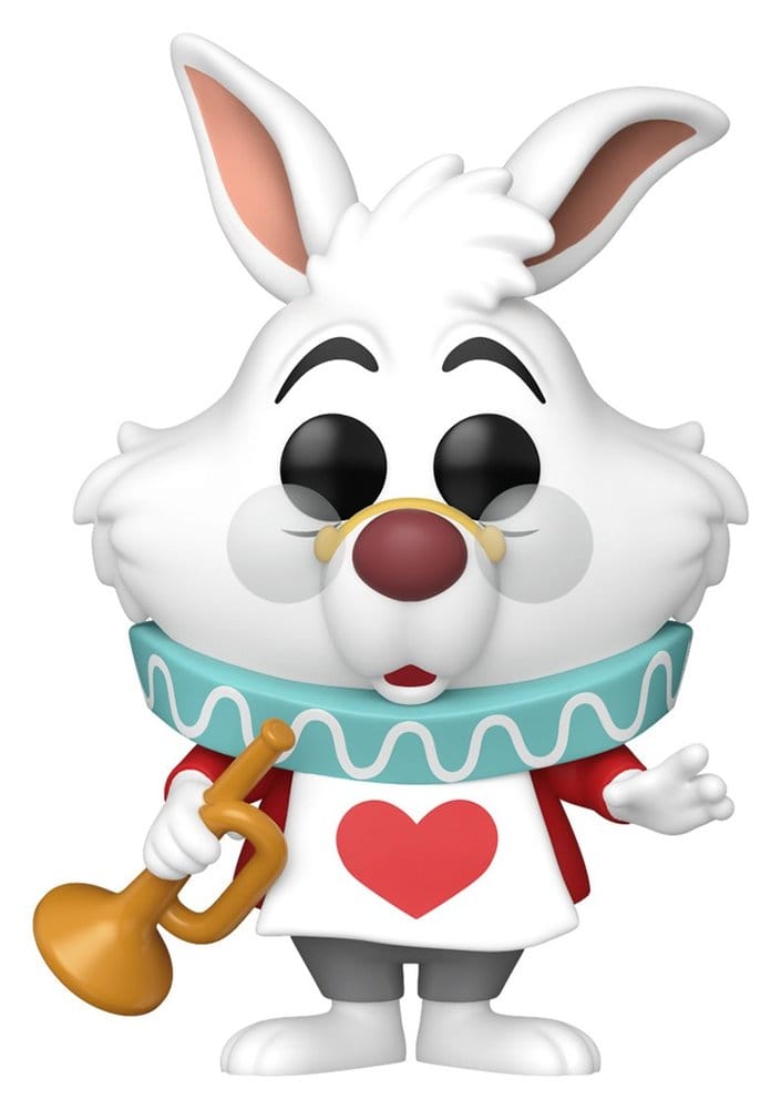 PRE ORDINE - Alice in Wonderland POP! Vinyl Figure White Rabbit with Horn 9 cm
