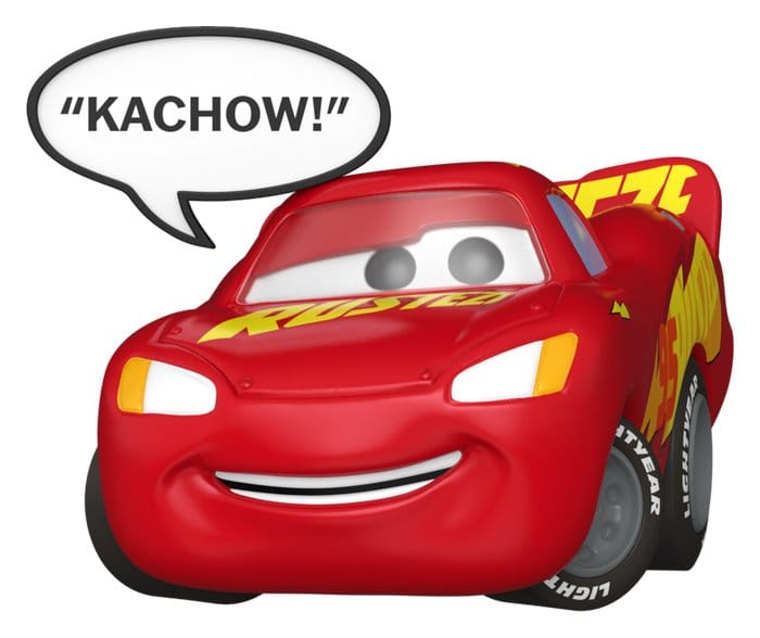 PRE ORDINE - Cars POP! Sayings Vinyl Figure Lighting McQueen (Kachow) 6 cm