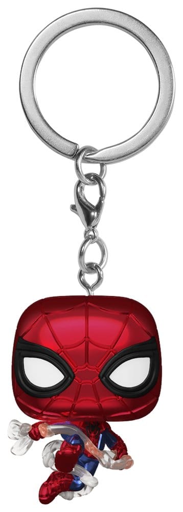 PRE ORDINE - Spider-Man: Brand New Day Pocket POP! Vinyl Keychains 4 cm Spider-Man (Metallic) Display (12)
