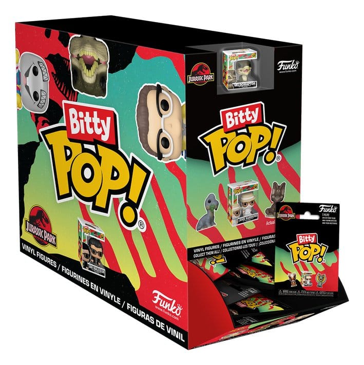 PRE ORDINE - Jurassic Park Bitty POP! Vinyl Figures 2 cm Display (32)