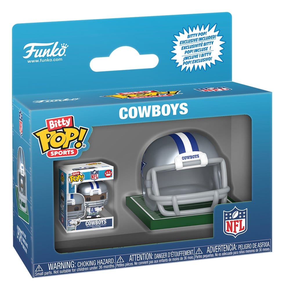 NFL Bitty POP! Helmets Vinyl Figures NFC Series 1 Assortment (12)
